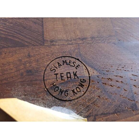 Genuine Teak Siamese Designed by Ernest Sohn 8"x10" Cutting Board - Picture 8 of 9